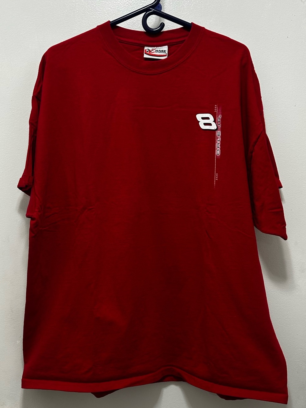 Chase Authentics Red Short-Sleeve Tee with 'Dale Jr 8' Chest Graphic